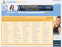 Tablet Screenshot of englands-directory.com